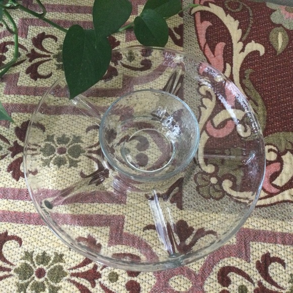 “Libbey Glass” for Chip & Dip serving set - Picture 7 of 9
